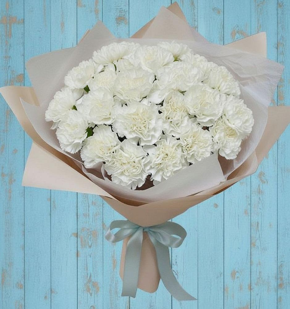 Букет цветов из: Гвоздики в Вяземском