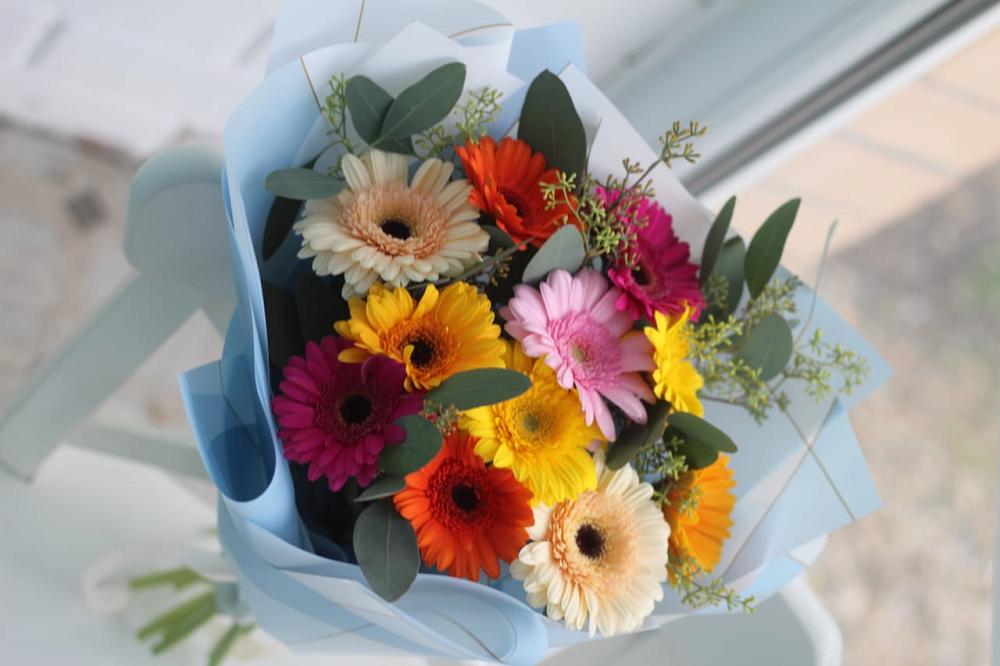 Букет цветов из: Герберы в Вяземском