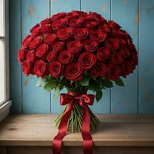 Букет Красные розы Блэк Меджик в Вяземском