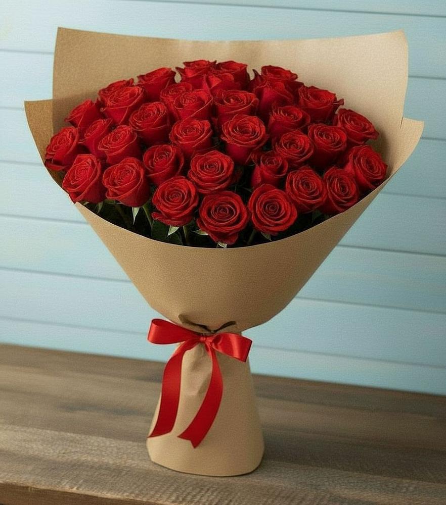 Букет Красные розы Милано в Вяземском