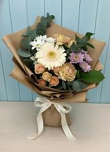 Букет цветов из:  Герберы и Хризантемы в Вяземском