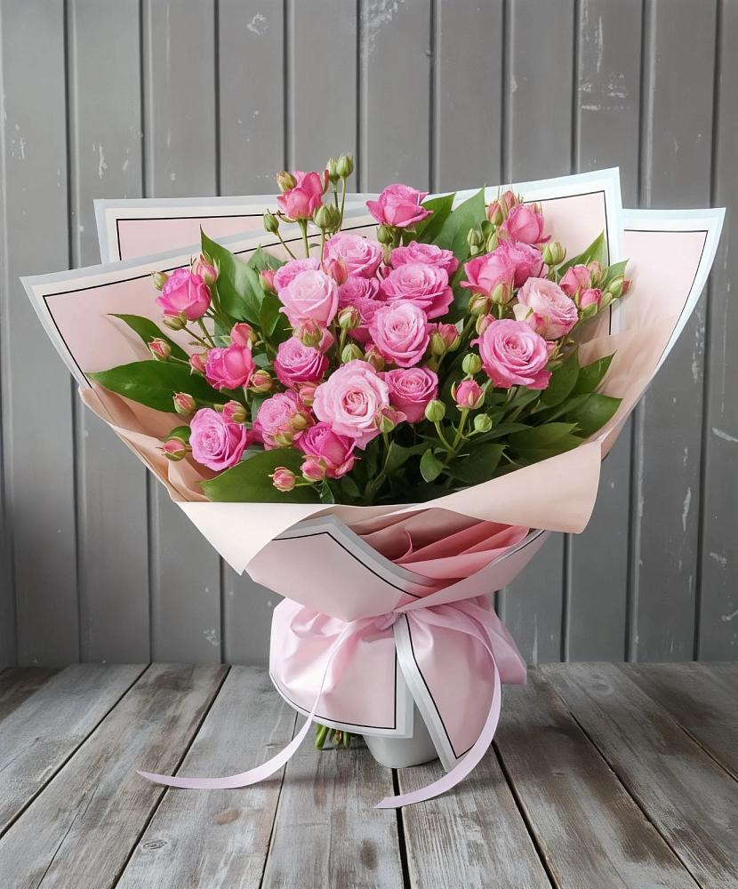 Букет Розовый кустик в Вяземском