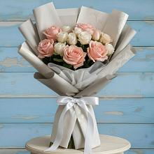 Букет цветов из:  Розы #REPLACE_PRED# Вяземском