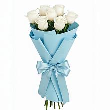 Букет 7 белых роз Проуд #REPLACE_PRED# Вяземском