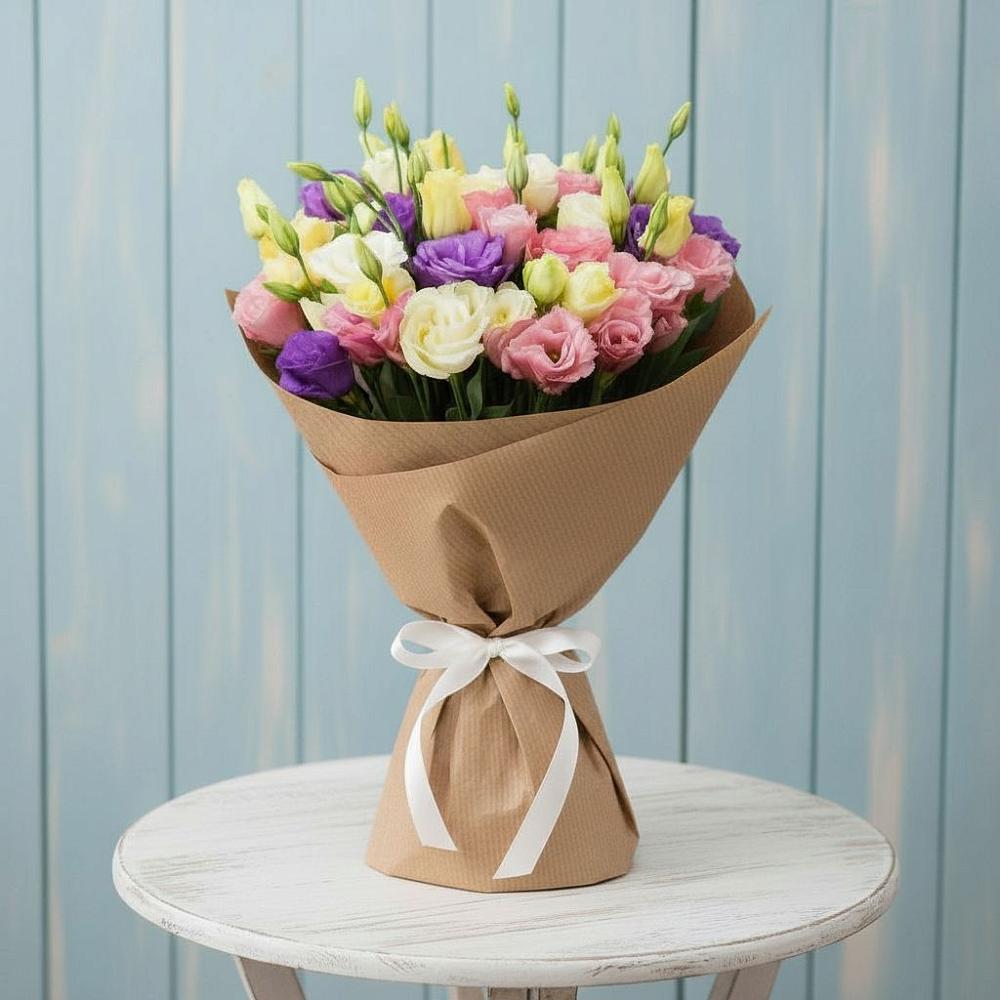 Букет цветов из: Лизиантусы в Вяземском