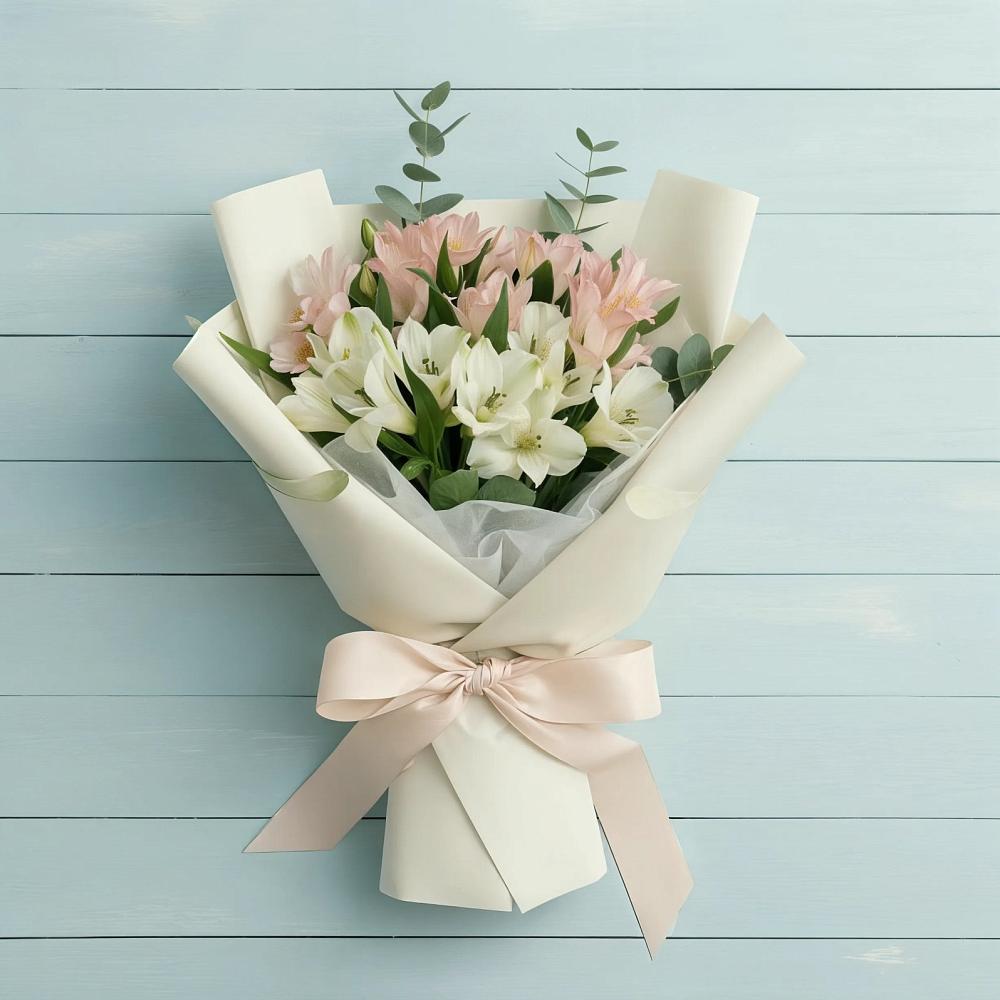 Букет цветов из: Альстромерии в Вяземском