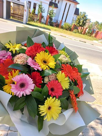 Букет цветов из: Герберы в Вяземском