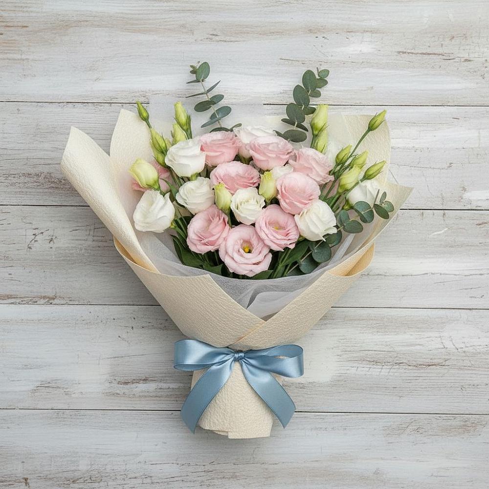 Букет цветов из: Лизиантусы в Вяземском